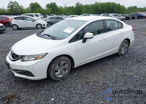 2013 Honda Civic Lx from USA, damaged, VIN 19XFB2F52DE257421